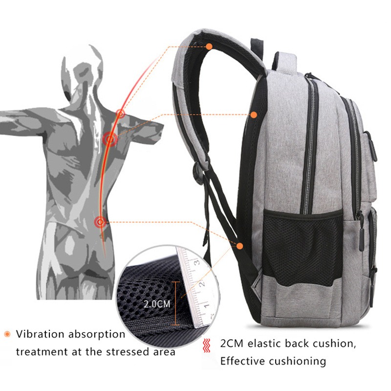 Large Capacity Backpack Men La - đánh giá và giá Laptop Backpack 15.6