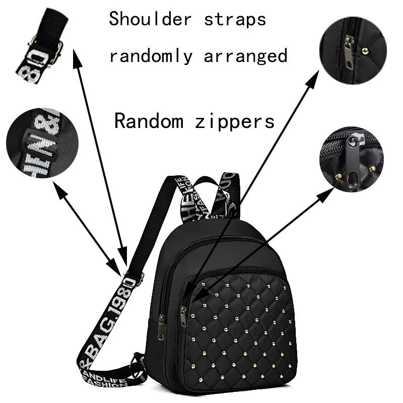 Chic Stylish Studded Backpack  - đánh giá và giá Canvas Backpack Casual
