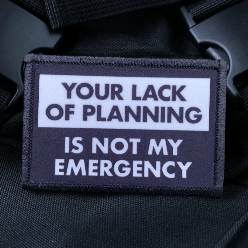 Not My Emergency Funny Patch G - đánh giá và giá Rucksack Military Style