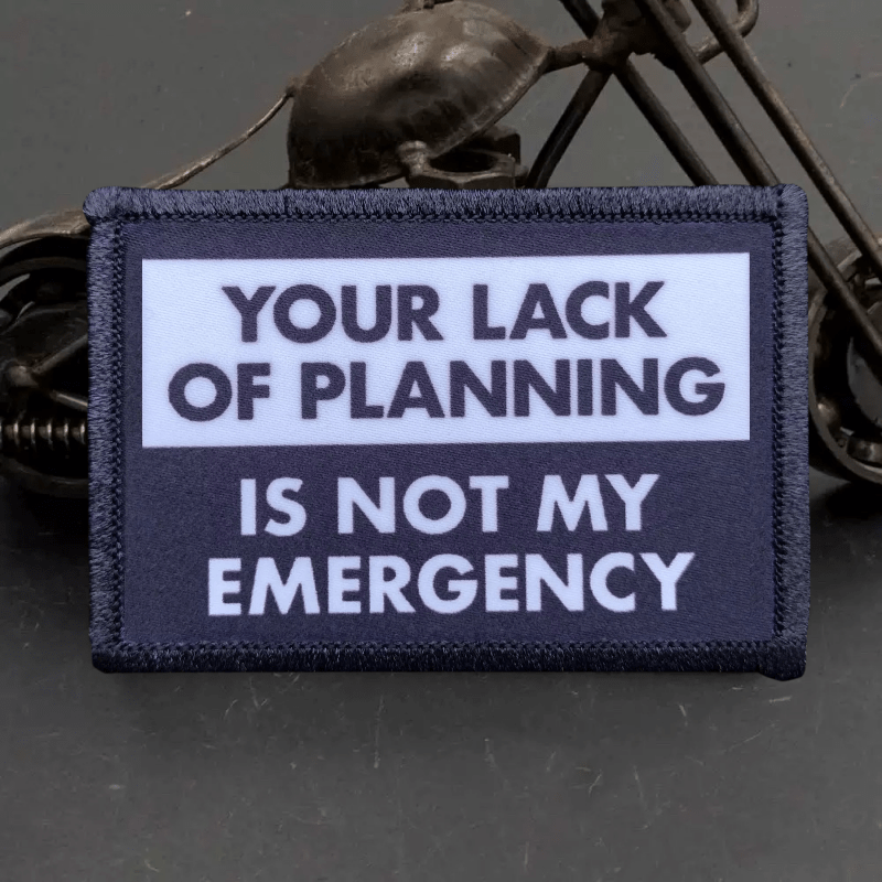 Not My Emergency Funny Patch G - đánh giá và giá Rucksack Military Style