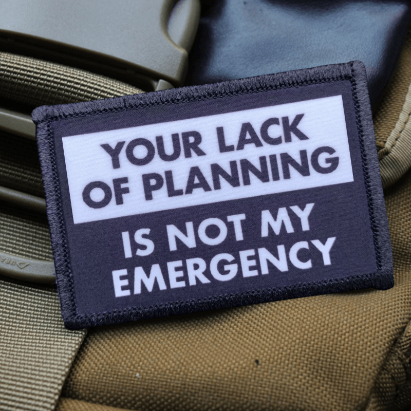 Not My Emergency Funny Patch G - đánh giá và giá Rucksack Military Style