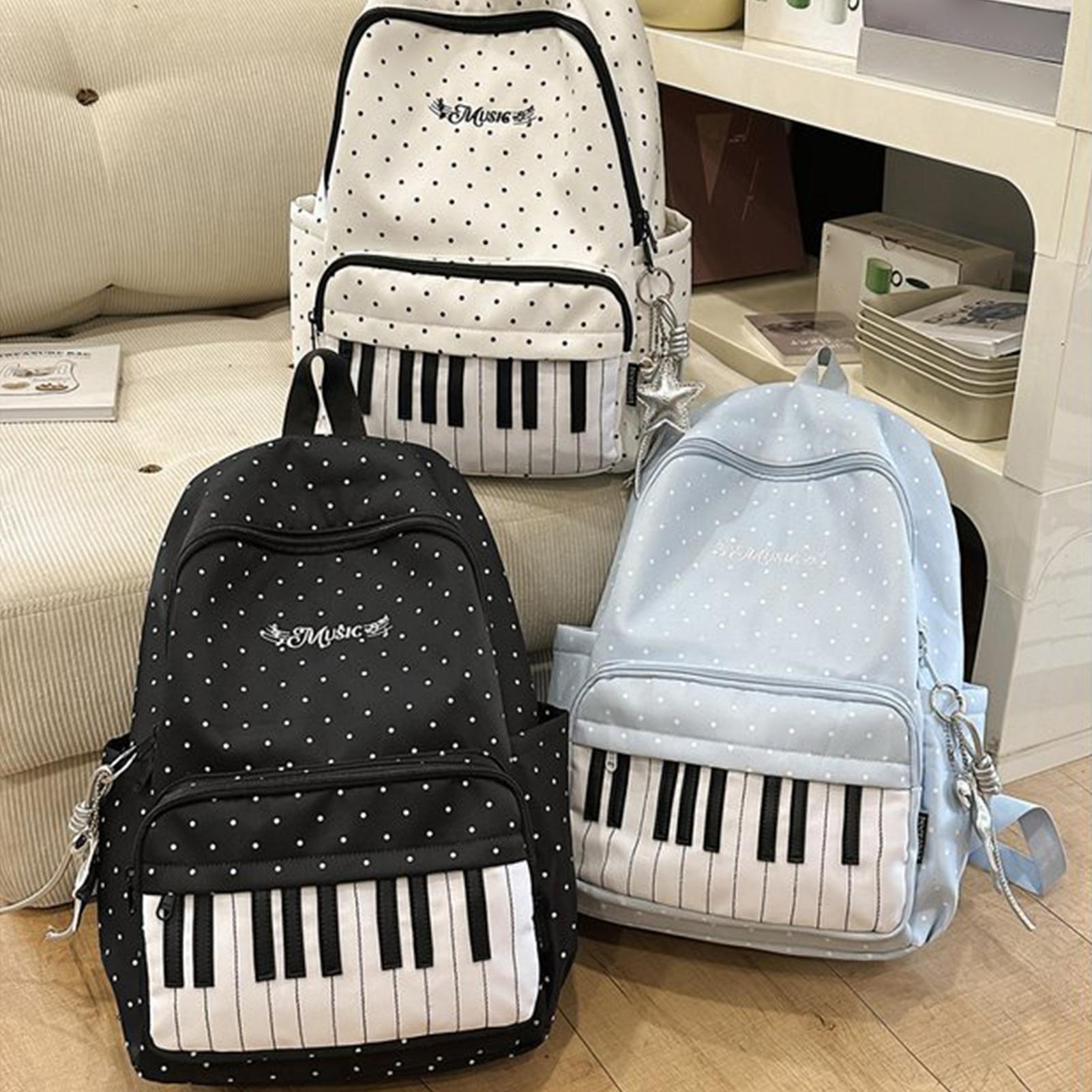 Travel Backpack | Piano Print  - đánh giá và giá Fashion Backpack Women